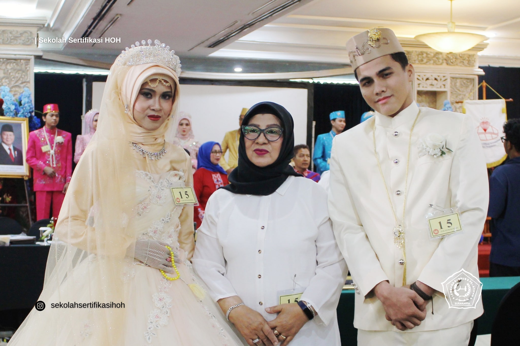 uji kompetisi LSK tata rias pengantin berkerudung