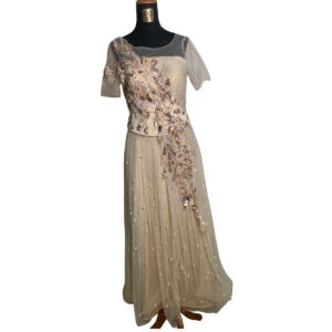 dress mama gold payet broklat pendek tile gliter couple pesta