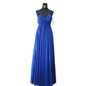 dress navy polos ceruty graperi dada panjang pesta remaja