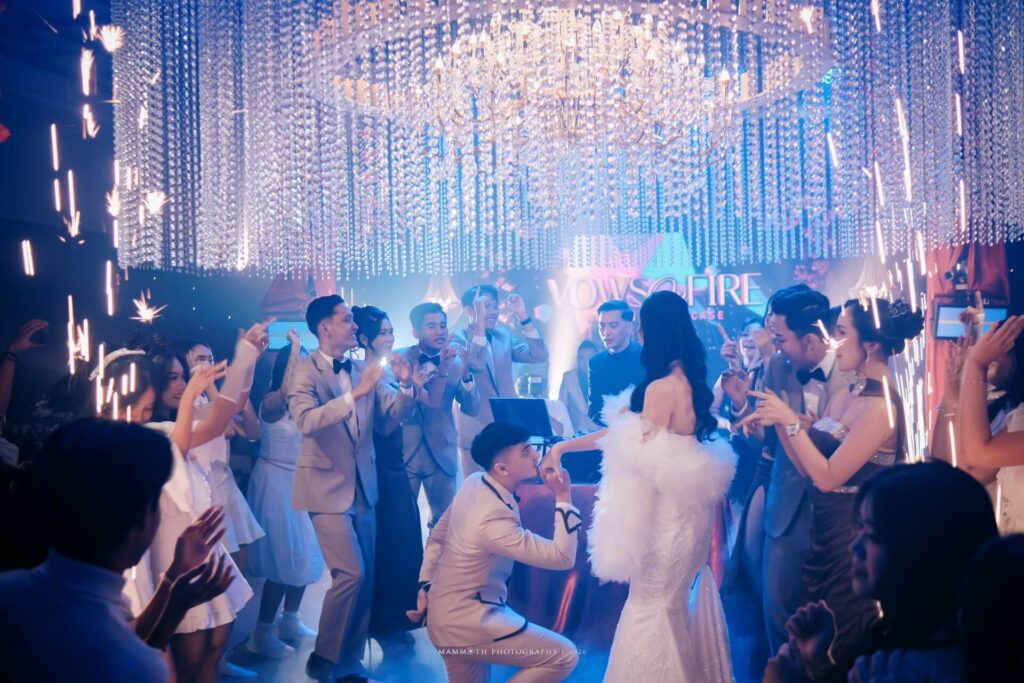 wedding show vows on fire pesta confetti balon pengantin house of hendrik