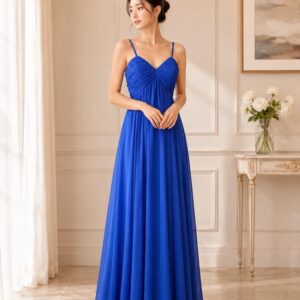 dress navy polos ceruty graperi dada panjang pesta remaja