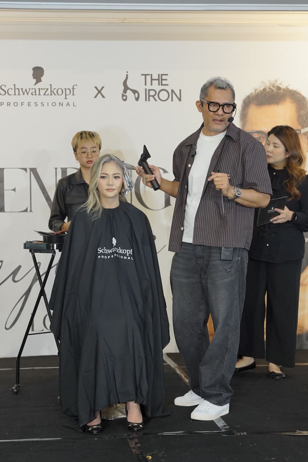 edukasi grey blending rambut uban di solo