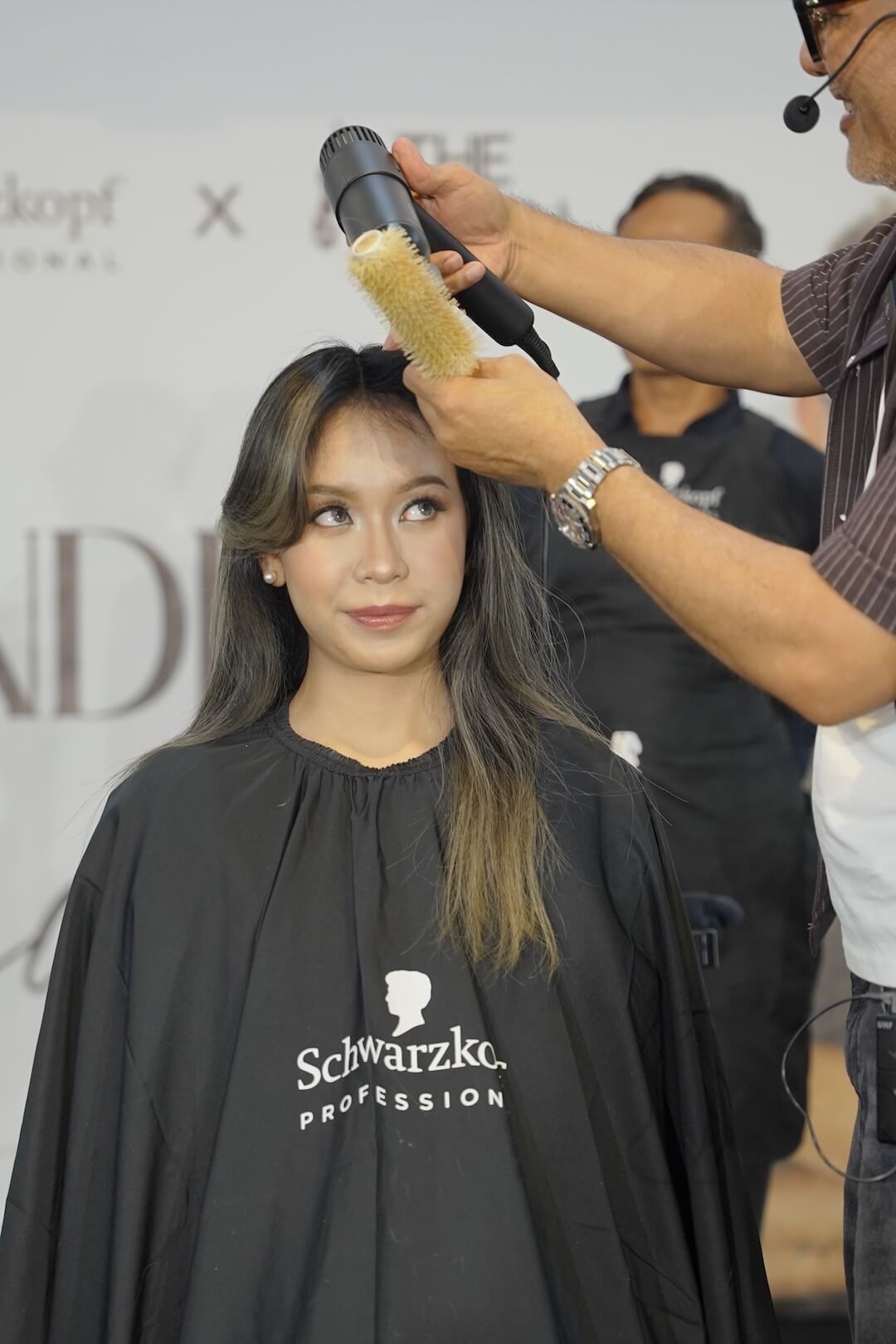 teknik styling rambut balayage panjang